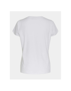 T-shirt manches courtes merima vin coeur blanc femme - Pieces