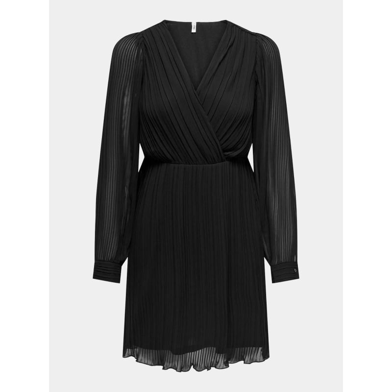 Robe plissée ofelia noir femme - Only