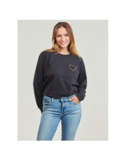 Pull orola coeur noir femme - Vero Moda