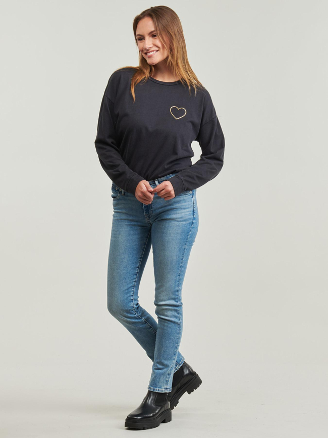 Pull orola coeur noir femme - Vero Moda