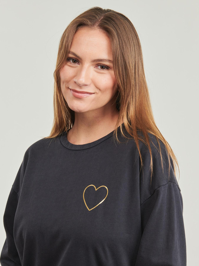 Pull orola coeur noir femme - Vero Moda