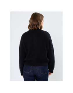 Pull col boutonné juliet noir femme - Vero Moda