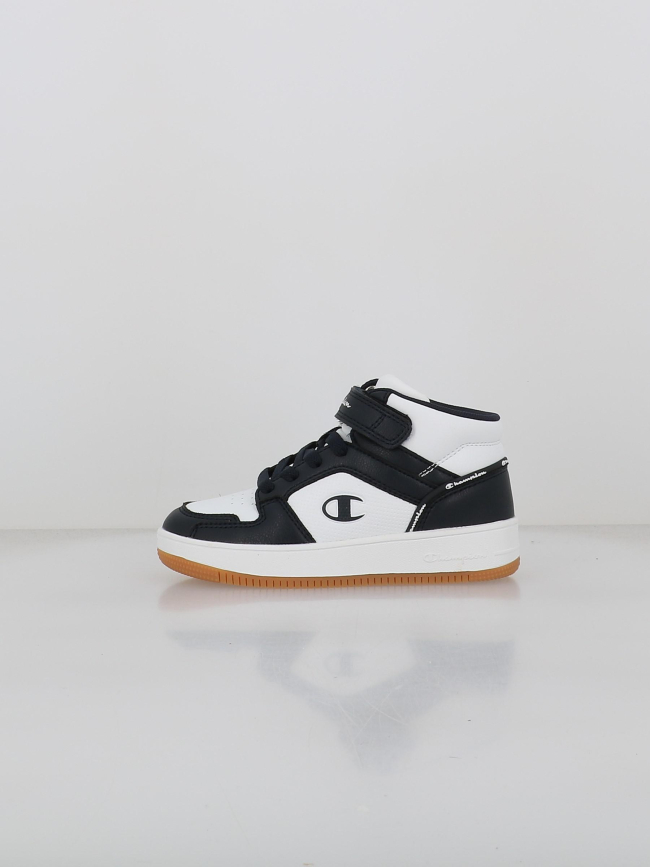 Baskets rebound 2.0 mid noir et blanc enfant - Champion