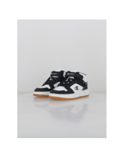 Baskets rebound 2.0 mid noir et blanc enfant - Champion