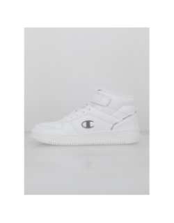 Baskets rebound 2.0 mid logo brillant blanc enfant - Champion