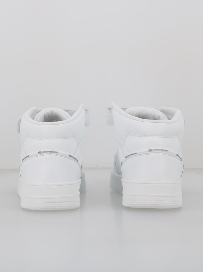 Baskets rebound 2.0 mid logo brillant blanc enfant - Champion