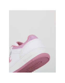 Baskets à scratch rebound foil blanc rose fille - Champion