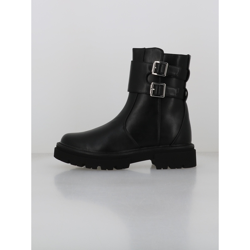 Boots zippées trinity 7 noir femme - Only