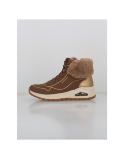 Chaussures montantes uno rugged marron femme - Skechers