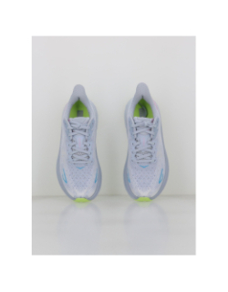 Chaussures de running clifton 9 bleu femme - Hoka