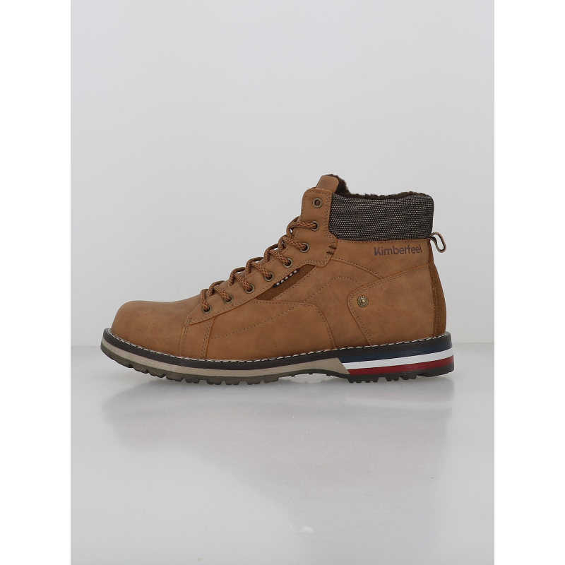 Boots d'hiver chaudes julien marron homme - Kimberfeel