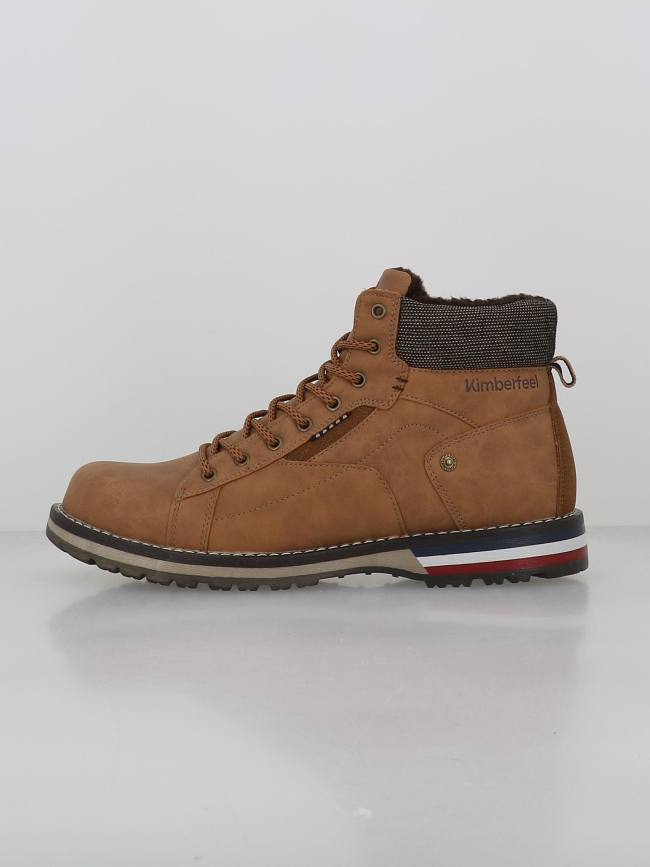 Boots d'hiver chaudes julien marron homme - Kimberfeel