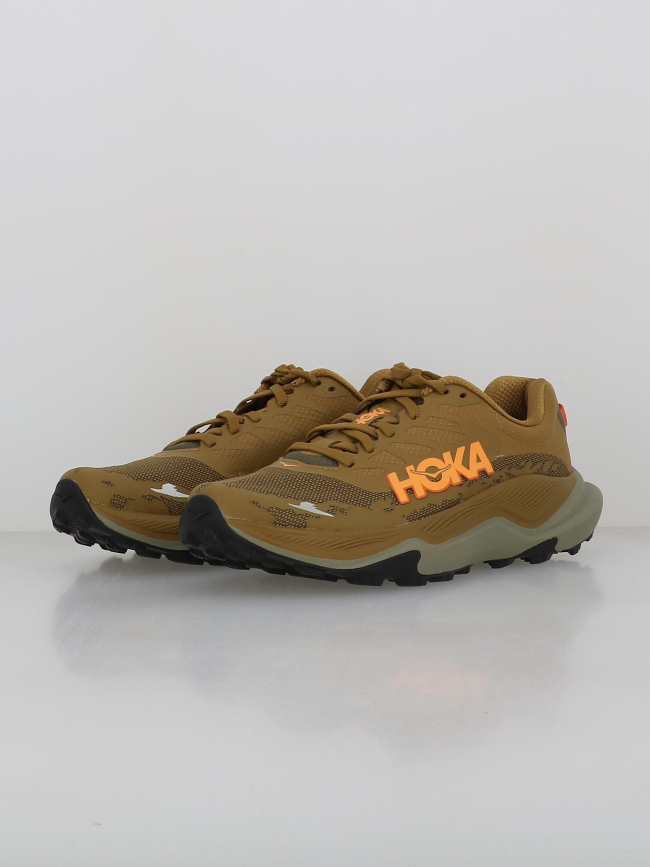 Chaussures de trail torrent 4 kaki homme - Hoka