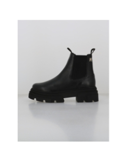 Boots en cuir combat noir femme - Tommy Hilfiger