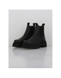 Boots en cuir combat noir femme - Tommy Hilfiger