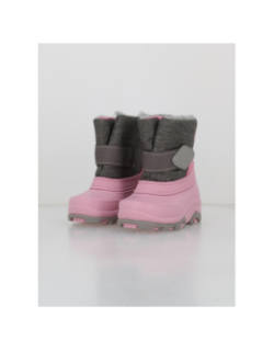 Bottes de neige nemo rose gris enfant - Kimberfeel