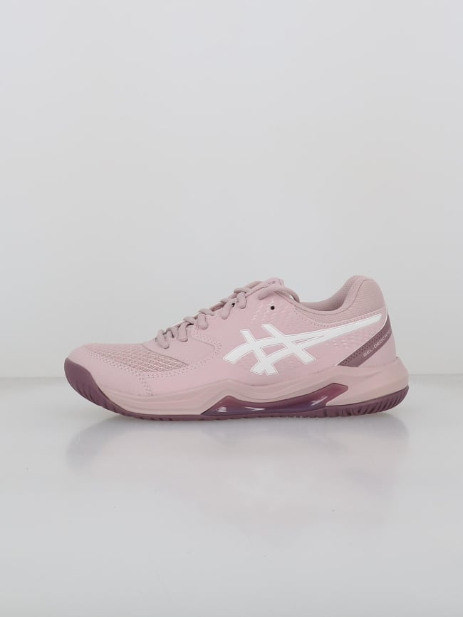 Chaussures de tennis gel dedicate 8 rose femme - Asics