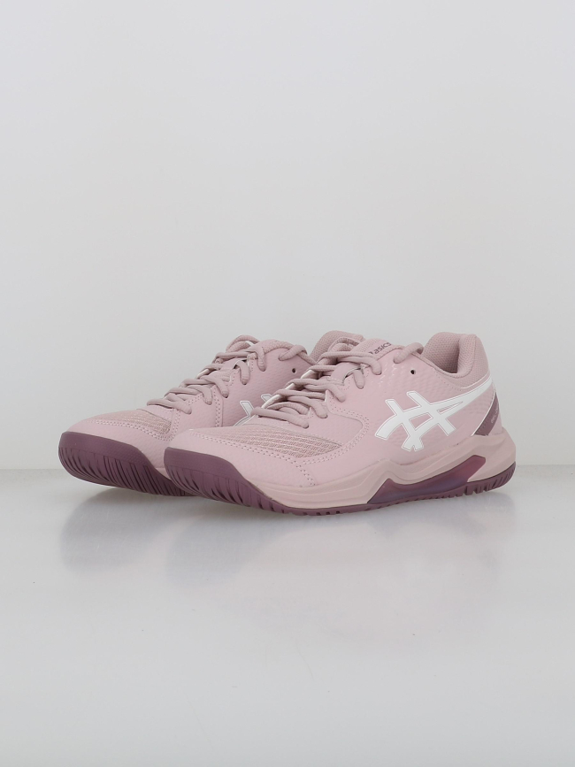 Chaussures de tennis gel dedicate 8 rose femme - Asics