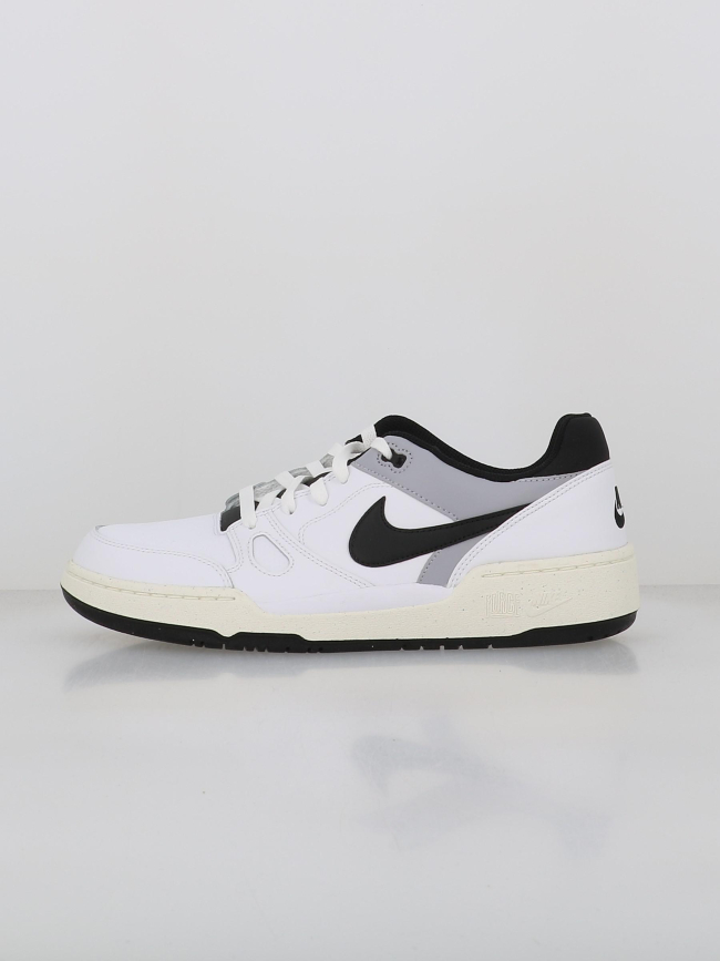 Baskets full force low blanc gris et noir homme - Nike