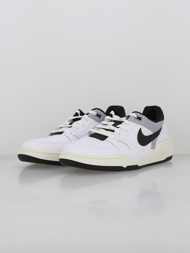 Baskets full force low blanc gris et noir homme - Nike