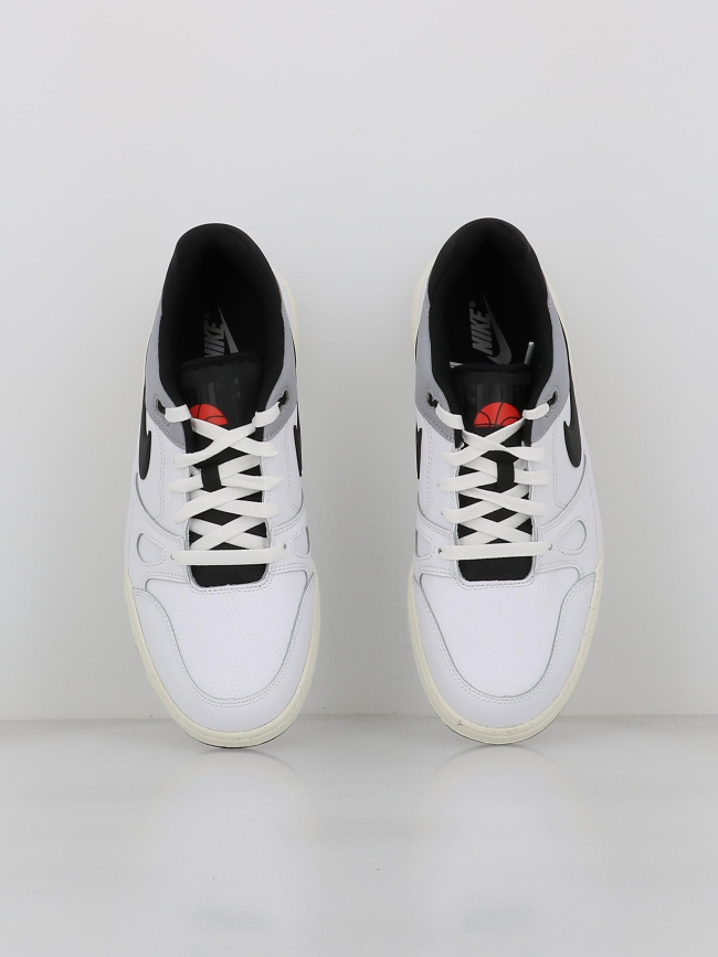 Baskets full force low blanc gris et noir homme - Nike