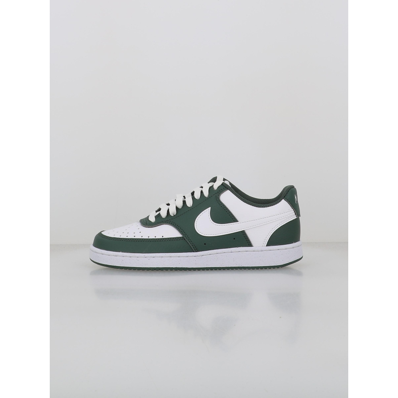 Baskets court vision low blanc et vert femme - Nike