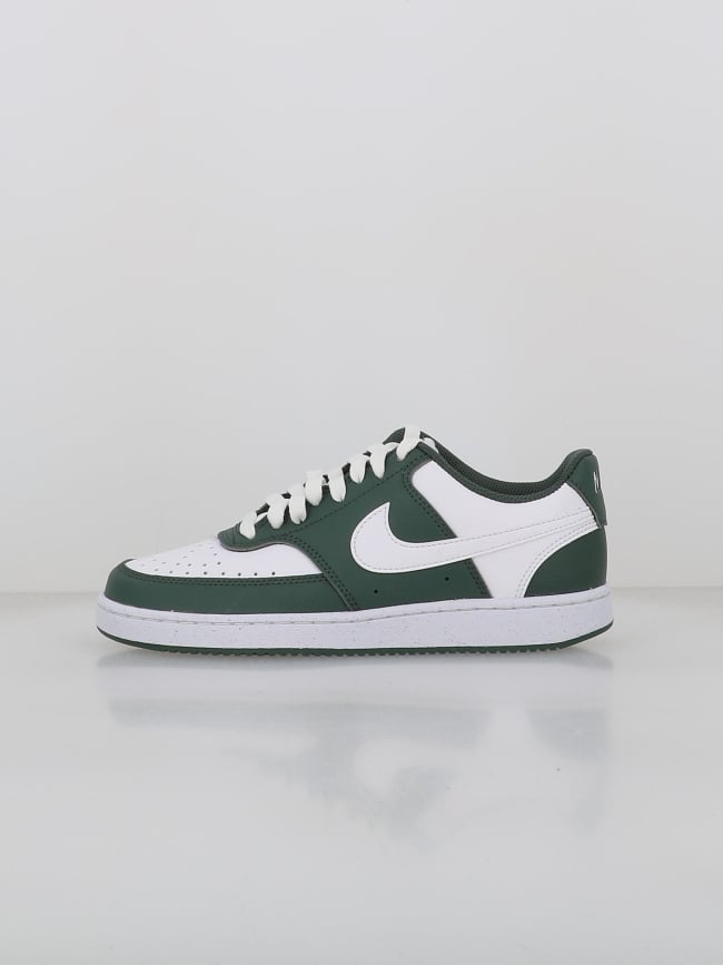 Baskets court vision low blanc et vert femme - Nike