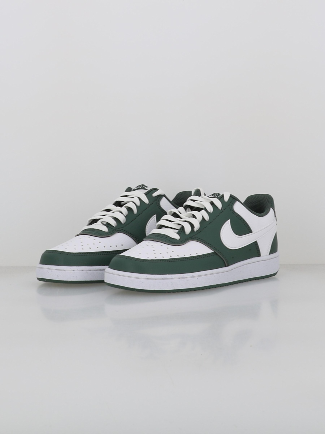 Baskets court vision low blanc et vert femme - Nike