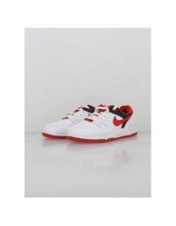 Baskets full force low blanc rouge et noir ado - Nike