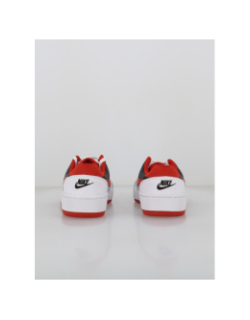 Baskets full force low blanc rouge et noir ado - Nike