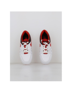 Baskets full force low blanc rouge et noir ado - Nike