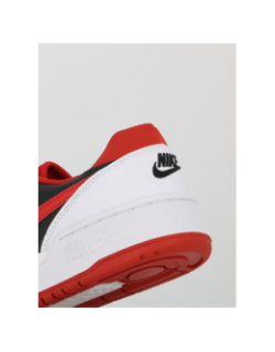 Baskets full force low blanc rouge et noir ado - Nike