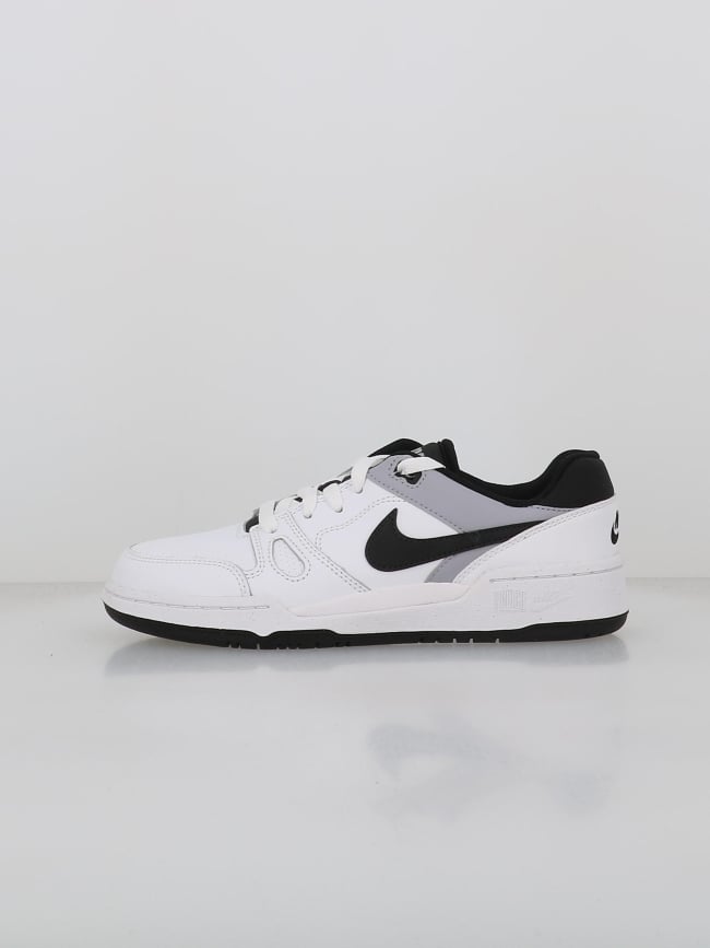 Baskets full force low blanc noir et gris ado - Nike