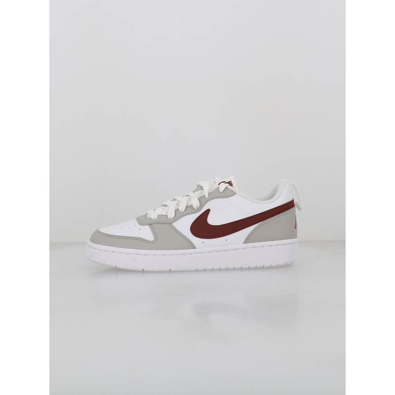 Baskets court borough recraft blanc gris ado - Nike