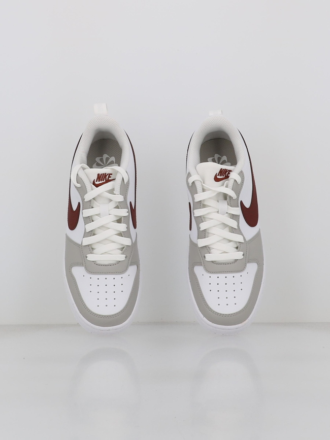 Baskets court borough recraft blanc gris ado - Nike