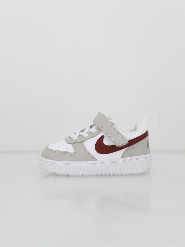 Baskets à scratch court borough td gris blanc enfant - Nike