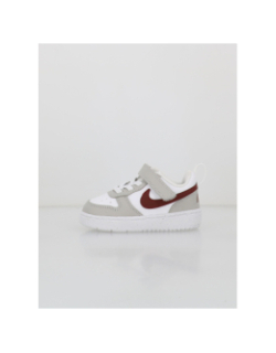 Baskets à scratch court borough td gris blanc enfant - Nike