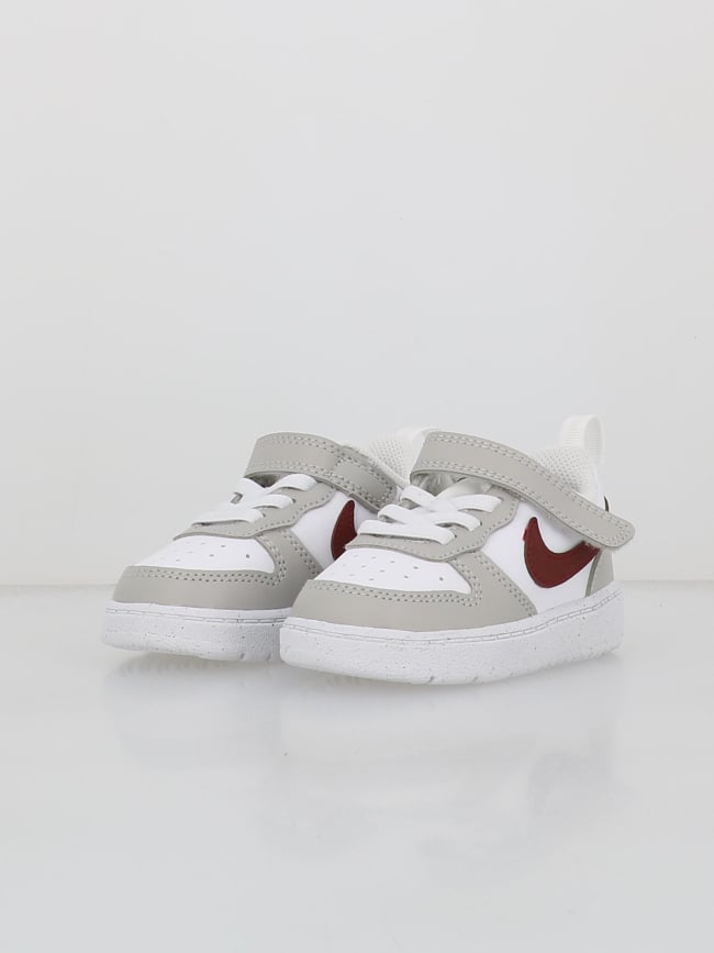 Baskets à scratch court borough td gris blanc enfant - Nike