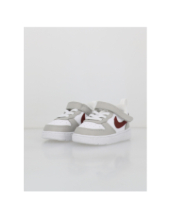 Baskets à scratch court borough td gris blanc enfant - Nike