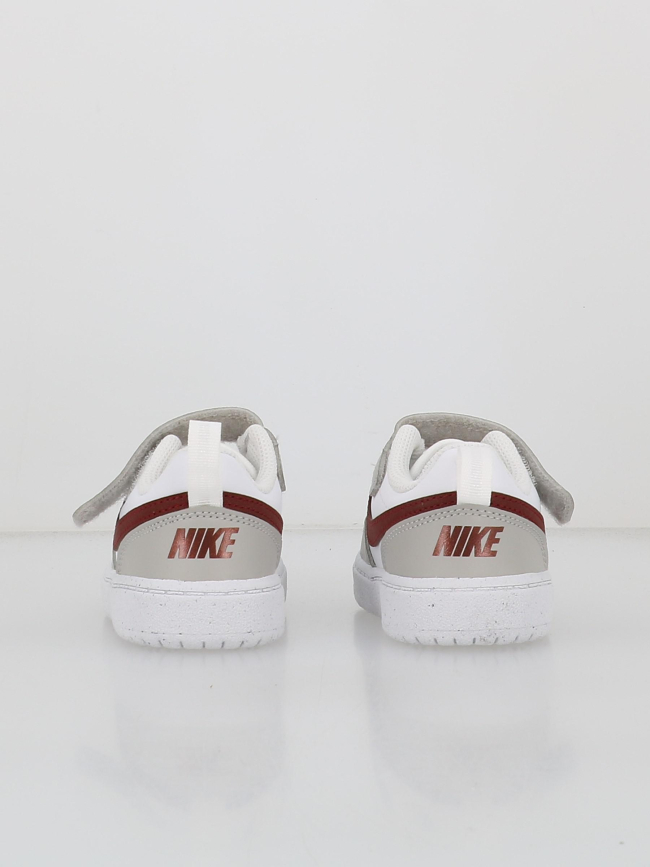 Baskets à scratch court borough td gris blanc enfant - Nike