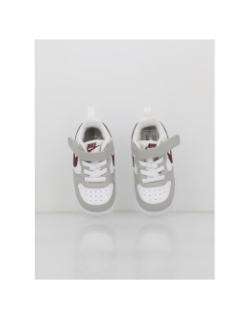 Baskets à scratch court borough td gris blanc enfant - Nike