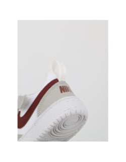 Baskets à scratch court borough td gris blanc enfant - Nike