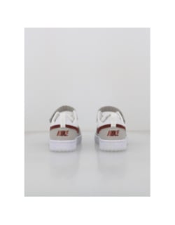 Baskets court borough recraft blanc gris marron enfant - Nike