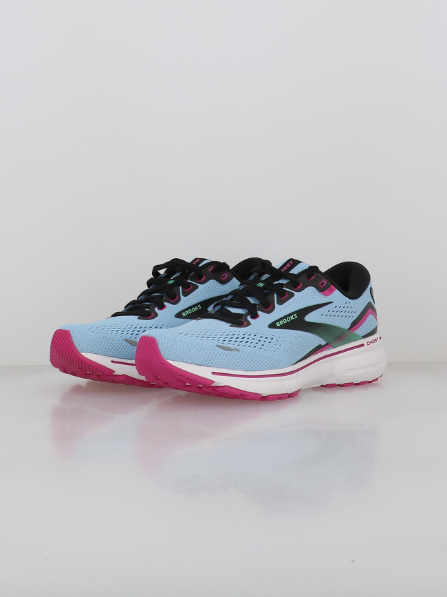 Chaussures de running ghost bleu femme - Brooks