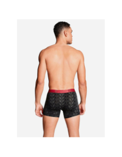 Pack de 2 boxers terrace print noir et rouge homme - Puma