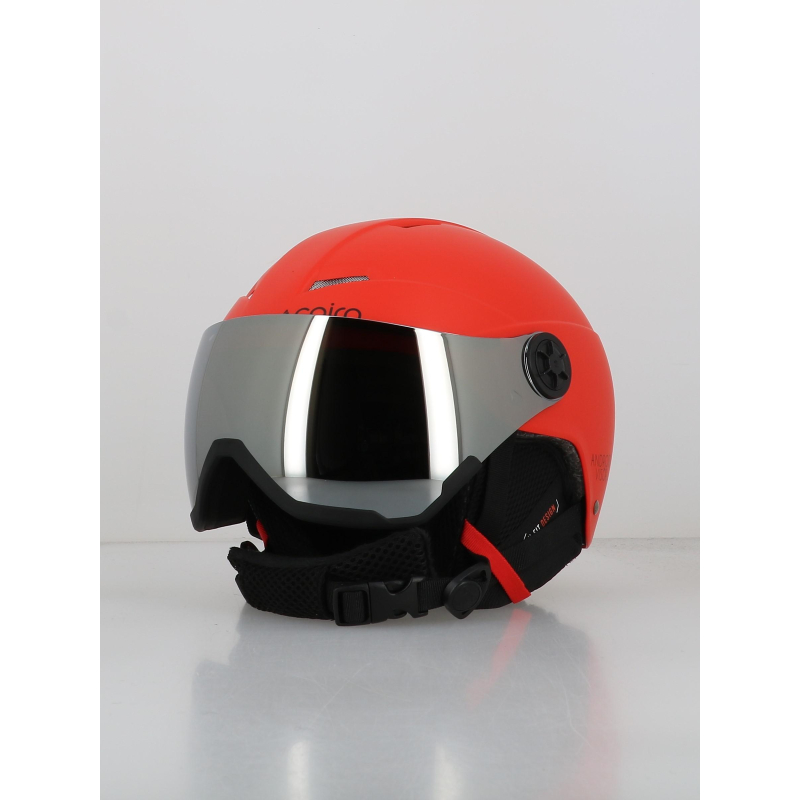 Casque de ski avec masque android visor rouge enfant - Cairn