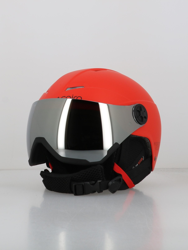 Casque de ski avec masque android visor rouge enfant - Cairn