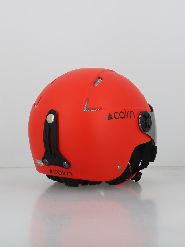 Casque de ski avec masque android visor rouge enfant - Cairn