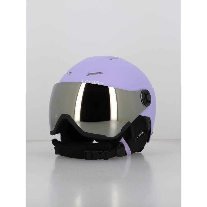 Casque de ski avec masque android visor violet enfant - Cairn