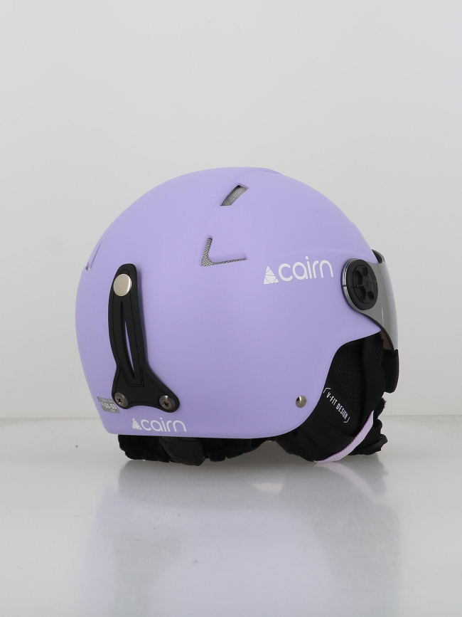 Casque de ski avec masque android visor violet enfant - Cairn